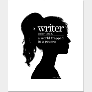 Writer: A World Trapped in a Person Posters and Art